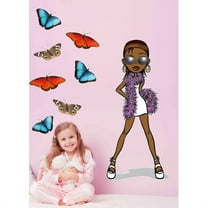 Wallhogs Diva Brat Cutout Wall Mural
