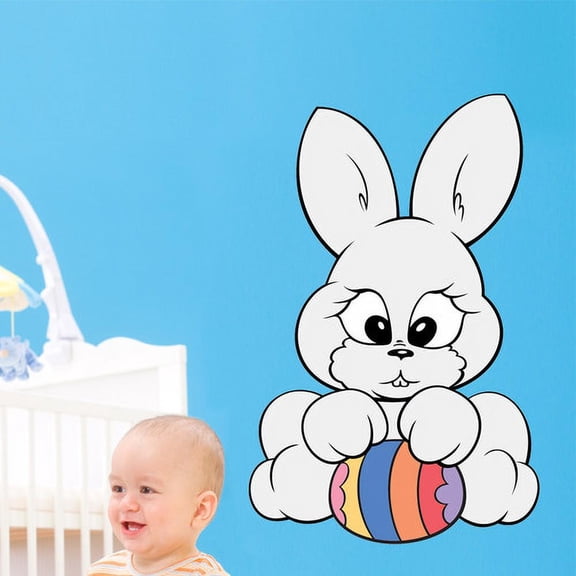 Wallhogs Easter Bunny Cutout Wall Decal