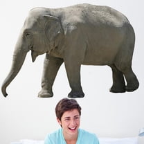 Wallhogs Elephant IV Cutout Wall Decal