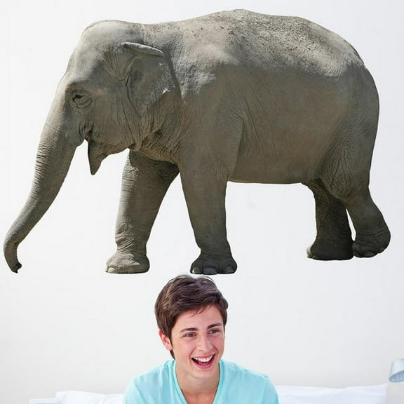 Wallhogs Elephant IV Cutout Wall Decal