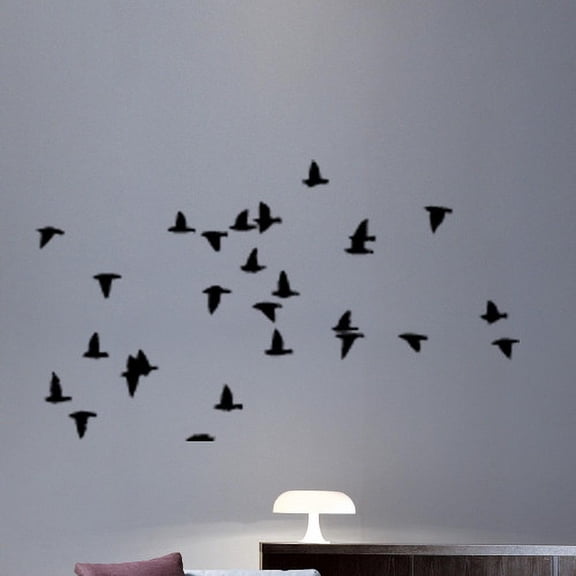 Wallhogs Flocking Birds Sihouette Wall Decal