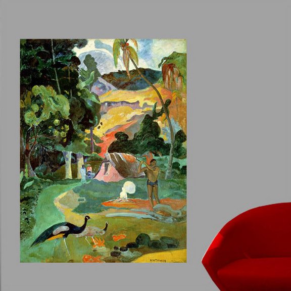 Wallhogs Gauguin Matamoe (1892) Wall Mural