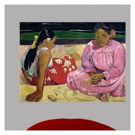 Wallhogs Gauguin Women of Tahiti on The Beach (1891) Wall Mural