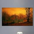 thumbnail image 1 of Wallhogs Grimshaw The Haunted House (19th) Wall Mural, 1 of 2