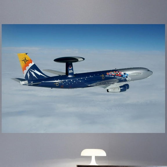 Wallhogs HR 25th Ann. Radar Plane Glossy Wall Mural
