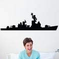 thumbnail image 1 of Wallhogs Haynes Cruiser Silhouette Cutout Wall Decal, 1 of 2