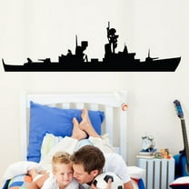Wallhogs Haynes Destroyer Silhouette Cutout Wall Decal