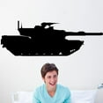 thumbnail image 1 of Wallhogs Haynes Military Tank IV Silhouette Cutout Wall Decal, 1 of 2