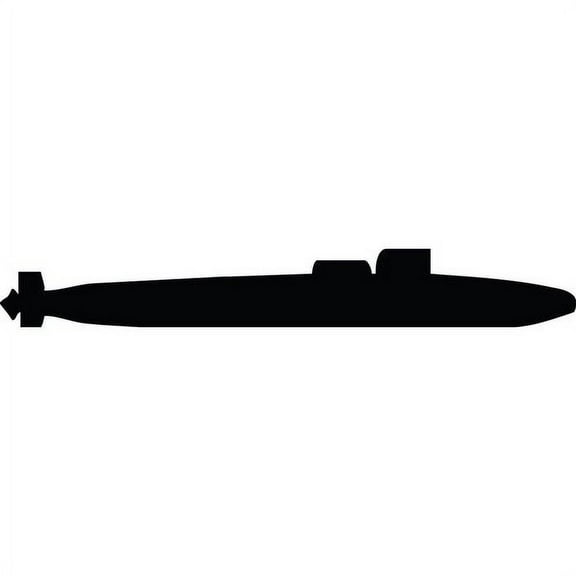 Wallhogs Haynes Submarine I Silhouette Cutout Wall Decal