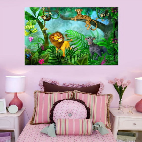 Wallhogs Jungle Cats Glossy Poster