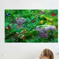 thumbnail image 1 of Wallhogs Jungle Critters Wall Mural, 1 of 2