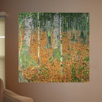 Wallhogs Klimt The Birch Wood (1903) Wall Mural