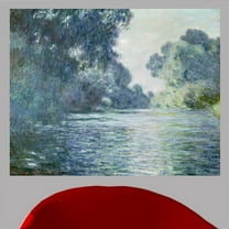 Wallhogs Monet Branch of The Seine Near Giverny (1897) Wall Mural