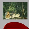 thumbnail image 1 of Wallhogs Monet Le Dejeuner sur l'Herbe (1866) Wall Mural, 1 of 2