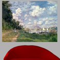 thumbnail image 1 of Wallhogs Monet The Marina at Argenteuil (1872) Wall Mural, 1 of 2