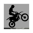 thumbnail image 1 of Wallhogs Motocross Silhouette Cutout Wall Decal, 1 of 2