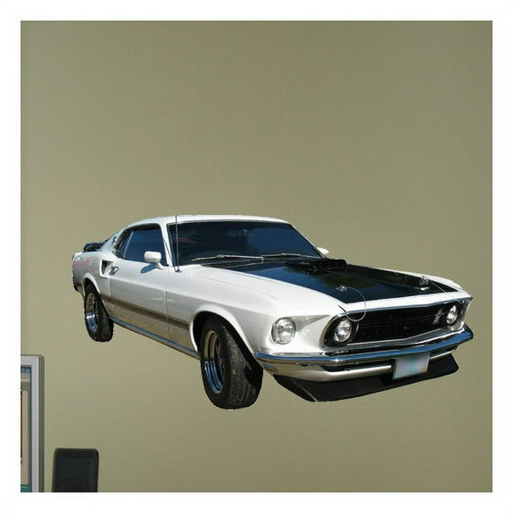 Wallhogs Mustang Fastback Cutout Wall Decal
