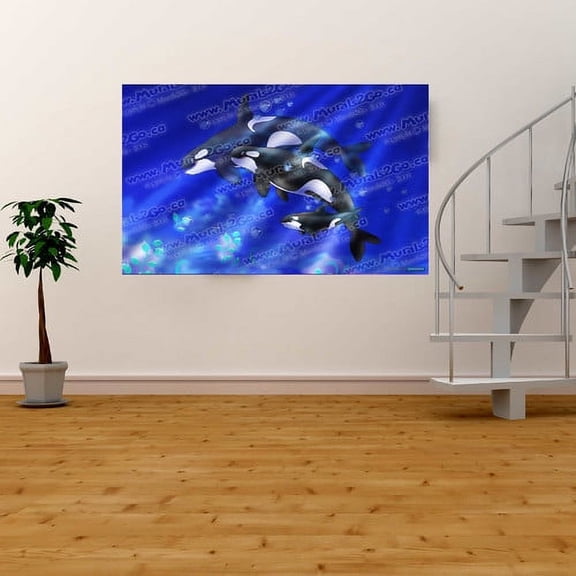 Wallhogs Orcas Glossy Poster