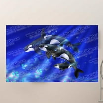 Wallhogs Orcas Poster Wall Mural