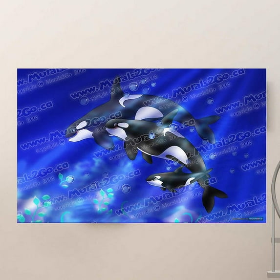 Wallhogs Orcas Poster Wall Mural
