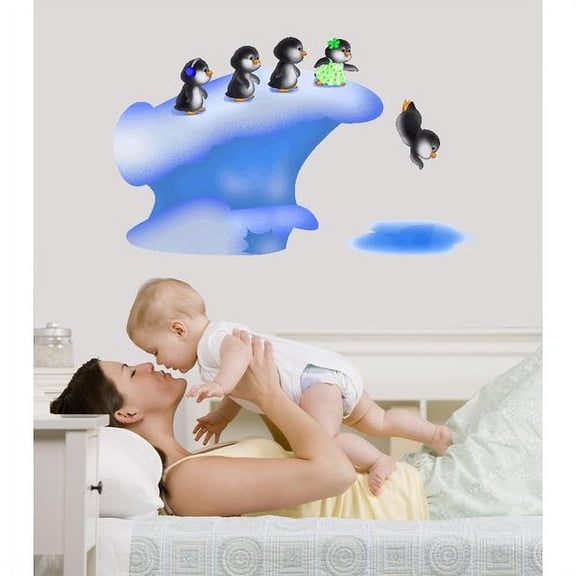 Wallhogs Penguin Fun Wall Decal