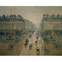Wallhogs ''Pissaro Avenue de L'Opera'' (1898) Glossy Poster