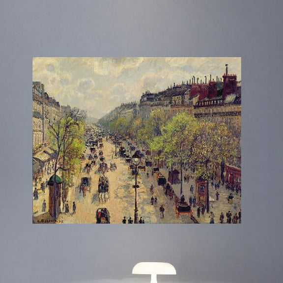 Wallhogs Pissarro Boulevard Montmartre (1897) Poster Wall Mural