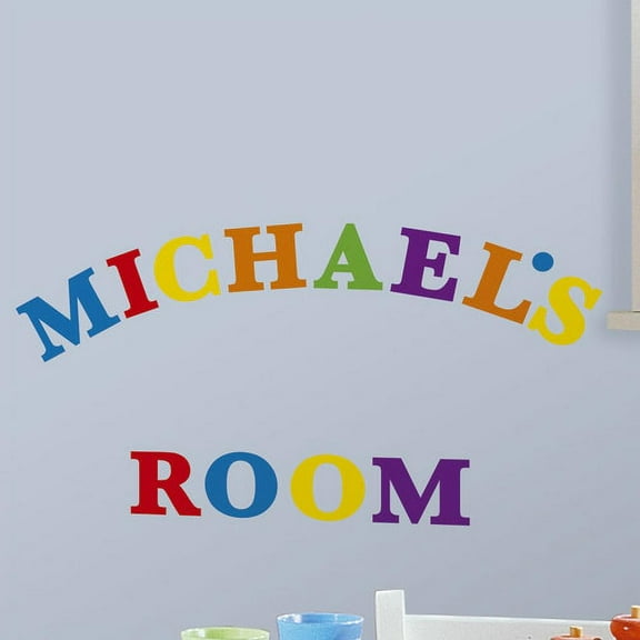Wallhogs Primary Letters Wall Decal