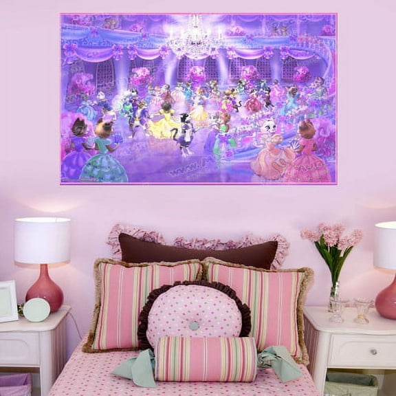 Wallhogs Princess Cats Glossy Poster