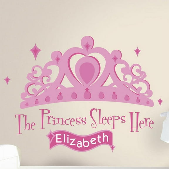 Wallhogs Princess Sleeps Here Wall Decal