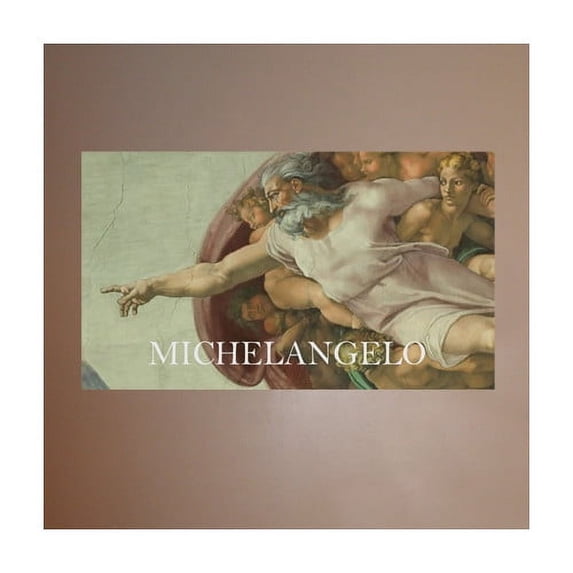 Wallhogs Sim Michelangelo God Poster Wall Mural