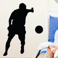 thumbnail image 1 of Wallhogs Soccer II Silhouette Cutout Wall Decal, 1 of 2