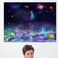 thumbnail image 1 of Wallhogs Space City Wall Mural, 1 of 2