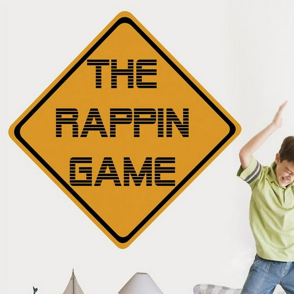 Wallhogs The Rappin Game Sign Wall Decal