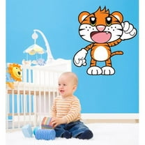 Wallhogs Tiger Cutout Wall Decal