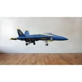 thumbnail image 1 of Wallhogs US Navy ''Blue Angel'' F-18 Hornet Cutout Wall Decal, 1 of 2