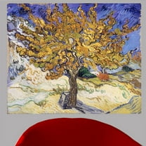 Wallhogs Van Gogh Mulberry Tree (1889) Wall Mural