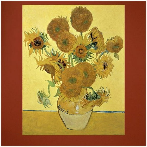 Wallhogs Van Gogh Sunflowers (1888) Wall Mural