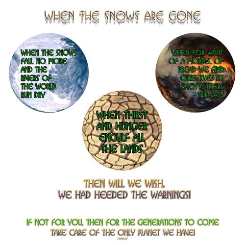 Wallhogs 'When the Snows Are Gone' Graphic Art Print Poster