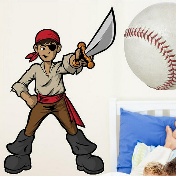 Wallhogs Winn Pirate Boy Cutout Wall Decal