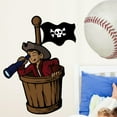 thumbnail image 1 of Wallhogs Winn Pirate Crows Nest Cutout Wall Decal, 1 of 1