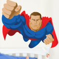 thumbnail image 1 of Wallhogs Winn Super Hero Cutout Wall Decal, 1 of 2