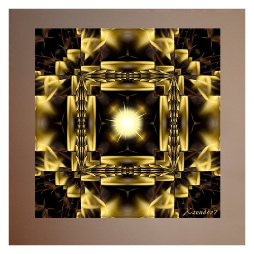 Wallhogs Xzendor7 Golden Terrace of Light Wall Mural