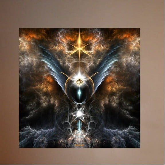 Wallhogs Xzendor7 Mystic Fire Wall Mural