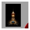 thumbnail image 1 of Wallhogs Xzendor7 Orb of Light on Black Wall Mural, 1 of 2
