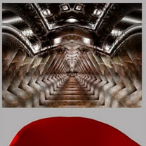 Wallhogs Xzendor7 Tri-Particle Ring Tunnel Wall Mural