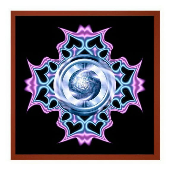 Wallhogs Xzendor7 Warped Hearts Metallic Wall Mural