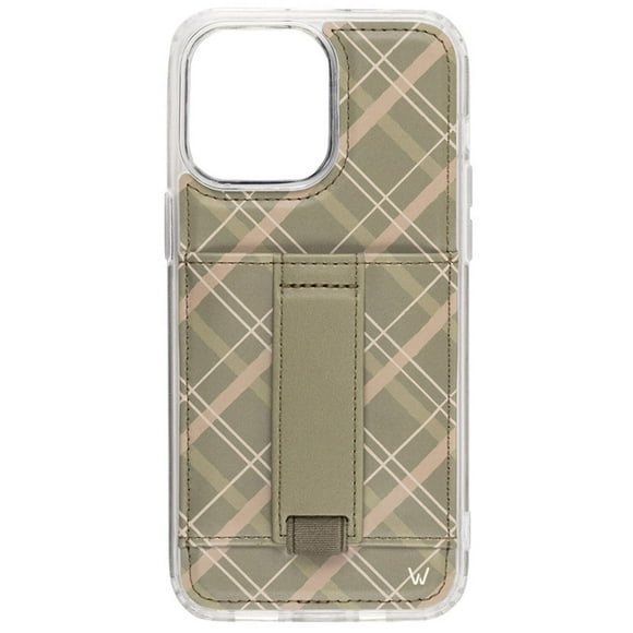 Walli Cases Stars Hollow by Casey Holmes Phone Case for iPhone 15 Pro Max with Wallet, Kickstand & Finger Strap