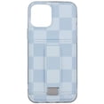thumbnail image 1 of Walli Cases Blue Check by Fullmhouse Phone Case for iPhone 11 Pro Max with Wallet, Kickstand & Finger Strap, 1 of 7