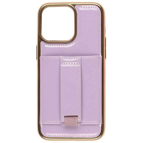 Walli Cases Lavender Fields Phone Case for iPhone 15 with Wallet, Kickstand & Finger Strap